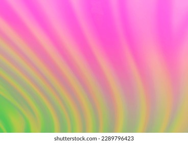 Light Pink, Green vector blurred shine abstract background. An elegant bright illustration with gradient. A completely new design for your business.