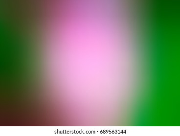 Light Pink, Green vector blurred template. Colorful abstract illustration with gradient. The completely new template can be used for your brand book.