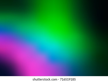 Light Pink, Green vector blurred shine abstract template. Glitter abstract illustration with an elegant design. The elegant pattern can be used as part of a brand book.