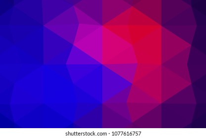 Light Pink, Green vector blurry triangle texture. Colorful abstract illustration with gradient. That pattern can be used as a part of a brand book.