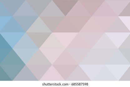 Light Pink, Green vector blurry triangle background design. Geometric background in Origami style with gradient. 