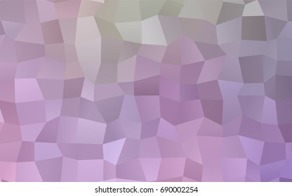 Light Pink, Green vector blurry rectangular background. Geometric background in square style with gradient. The pattern can be used for brand-new background.
