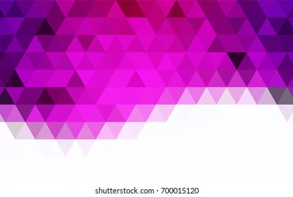 Light Pink, Green vector blurry triangle pattern. Modern geometrical abstract illustration with gradient. The elegant pattern can be used as part of a brand book.