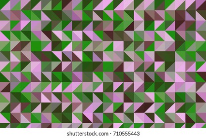 Light Pink, Green vector blurry triangle background. Creative geometric illustration in Origami style with gradient. A completely new template for your business design.