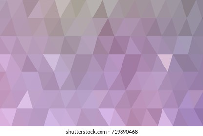 Light Pink, Green vector blurry triangle background design. Geometric background in Origami style with gradient. 