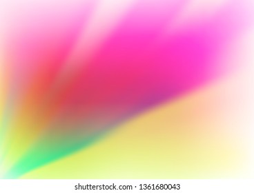 Light Pink, Green vector bokeh pattern. Shining colorful illustration in a Brand new style. The background for your creative designs.