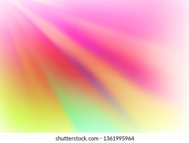 Light Pink, Green vector bokeh and colorful pattern. Shining colorful illustration in a Brand new style. Brand new design for your business.