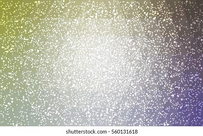 Light Pink Green vector christmas polygon background. Low poly Illustration consisting of triangles with snowflakes. Texture, seamless background of New Year celebration.
