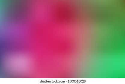 Light Pink, Green vector colorful abstract background. New colored illustration in blur style with gradient. Completely new design for your business.