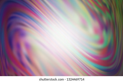 Light Pink, Green vector colorful blur backdrop. An elegant bright illustration with gradient. New style for your business design.