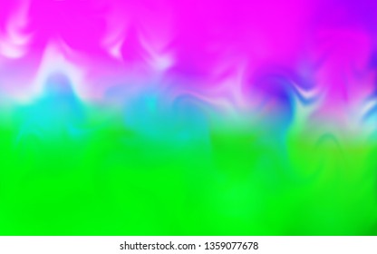 Light Pink, Green vector colorful abstract texture. Colorful illustration in abstract style with gradient. Blurred design for your web site.