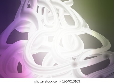 Light Pink, Green vector colorful blur background. Colorful illustration in abstract style with gradient. New style for your business design.