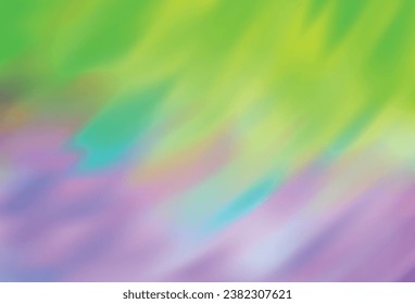 Fondo de desenfoque colorido del vector verde y rosa claro. Una elegante ilustración brillante con gradiente. Diseño borroso para su sitio web.