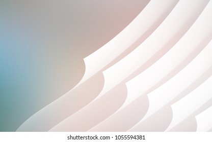 Light Pink, Green vector cover with stright stripes. Blurred decorative design in simple style with lines. Pattern for ads, posters, banners.