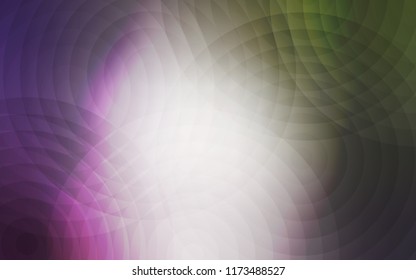 Light Pink, Green vector cover with spots. Glitter abstract illustration with blurred drops of rain. Completely new template for your brand book.