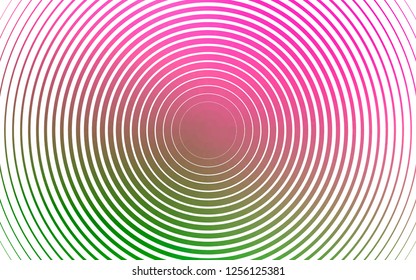 Light Pink, Green vector cover with spots. Illustration with set of shining colorful abstract circles. Design for business adverts.