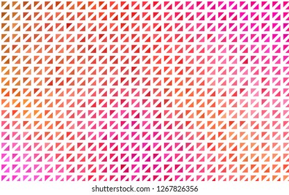 Light Pink, Green vector cover in polygonal style. Modern abstract illustration with colorful triangles. Best design for your ad, poster, banner.