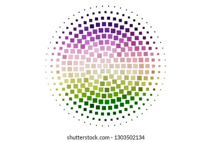 Light Pink, Green vector cover in polygonal style. Glitter abstract illustration with rectangular shapes. Pattern for busines ad, booklets, leaflets