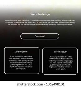 Light Pink, Green vector design ui kit with universe stars. Simple Material Design Kit with colorful clouds in header. This template you can use for websites.