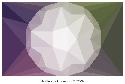 Light Pink Green vector diamond Pattern. Geometric Gemstone sample. Repeating template with a gem in center. Jewelry gems texture for your design. Pattern can be used for background.