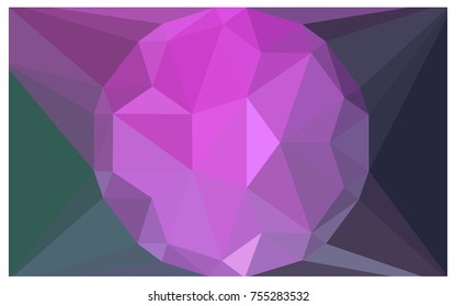 Light Pink, Green vector diamond Pattern. Geometric Gemstone sample. Repeating template with a gem in center. Jewelry gems texture for your design. Pattern can be used for background.