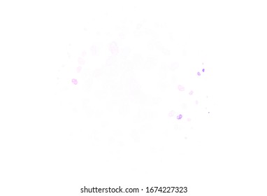 Light Pink, Green vector doodle pattern with flowers. Shining colored illustration with flowers. Hand painted design for web, leaflets.