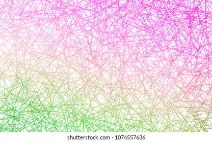 Light Pink, Green vector geometric simple minimalistic background, which consist of triangles on white background. Triangular pattern with gradient for your business design. 