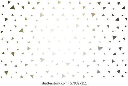 Light Pink, Green vector geometric simple minimalistic background, which consist of triangles on white background. Triangular pattern with gradient for your business design. 