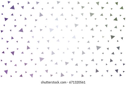 Light Pink, Green vector geometric simple minimalistic background, which consist of triangles on white background. Triangular pattern with gradient for your business design. 