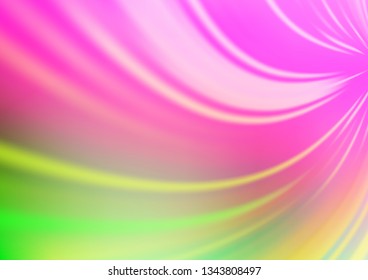 Light Pink, Green vector glossy abstract template. Modern geometrical abstract illustration with gradient. The best blurred design for your business.