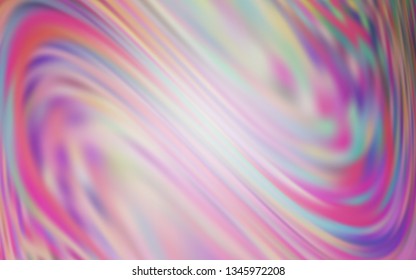 Light Pink, Green vector glossy abstract layout. New colored illustration in blur style with gradient. New style design for your brand book.