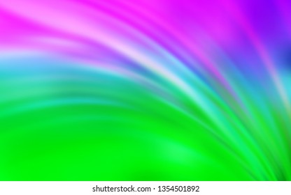 Light Pink, Green vector glossy abstract layout. New colored illustration in blur style with gradient. Elegant background for a brand book.