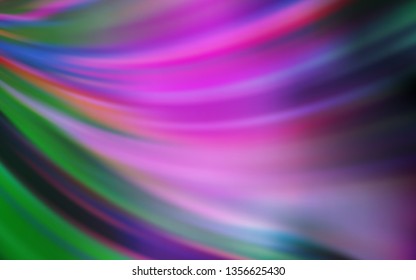 Light Pink, Green vector glossy abstract backdrop. Creative illustration in halftone style with gradient. The best blurred design for your business.