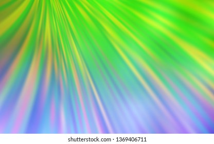 Light Pink, Green vector glossy abstract layout. Glitter abstract illustration with gradient design. Elegant background for a brand book.