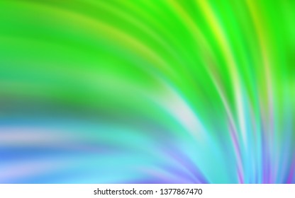 Light Pink, Green vector glossy abstract layout. Colorful abstract illustration with gradient. New style design for your brand book.
