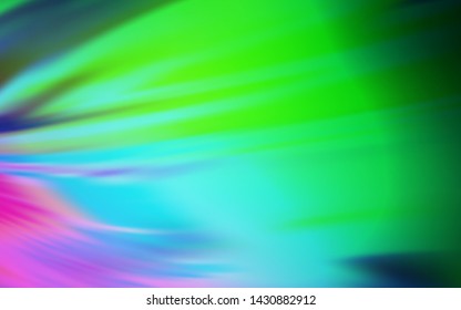 Light Pink, Green vector glossy abstract backdrop. Modern abstract illustration with gradient. Completely new design for your business.