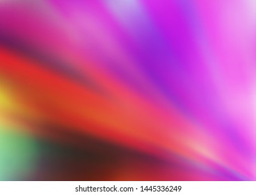 Light Pink, Green vector glossy bokeh pattern. Shining colorful illustration in a Brand new style. A completely new design for your business.