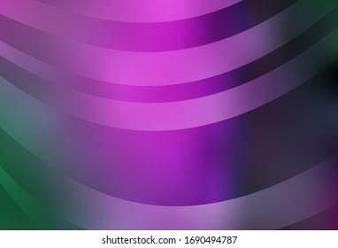 Light Pink, Green vector glossy abstract layout. New colored illustration in blur style with gradient. Elegant background for a brand book.