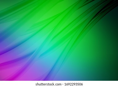 Light Pink, Green vector glossy abstract backdrop. New colored illustration in blur style with gradient. Blurred design for your web site.
