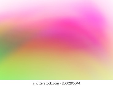 Plantilla abstracta brillante de color rosa claro, vector verde. Una ilustración de color completamente nueva en un estilo bokeh. Nuevo estilo para su diseño de negocio.