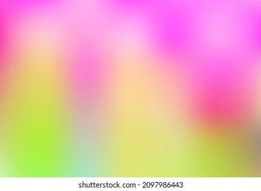 Light Pink, Green vector glossy abstract template. Glitter abstract illustration with an elegant design. Template for cell phones.
