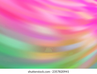 Light Pink, Green vector glossy abstract template. Colorful abstract illustration with gradient. A completely new template for your design.