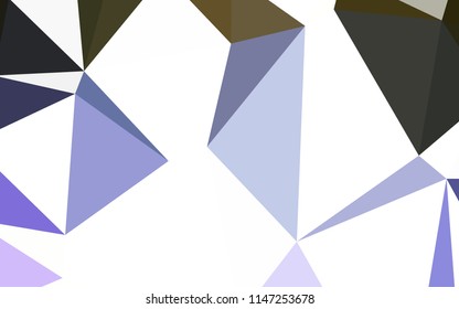 Light Pink, Green vector gradient triangles pattern. Colorful abstract illustration with triangles. Brand new style for your business design.
