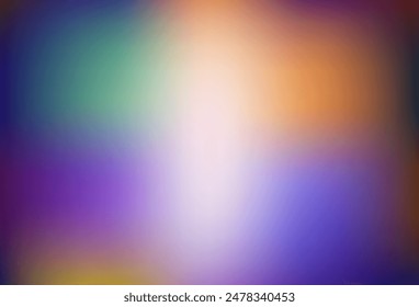 Light pink, green vector gradient blur template. Shining colorful blur illustration in abstract style. Sample for your designs.