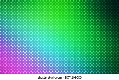 Light Pink, Green vector layout with circle shapes. Blurred bubbles on abstract background with colorful gradient. Completely new template for your brand book.