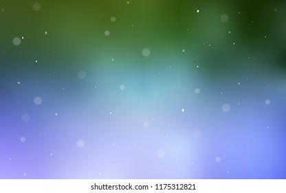 Light Pink, Green vector layout with circle shapes. Beautiful colored illustration with blurred circles in nature style. New design for ad, poster, banner of your website.