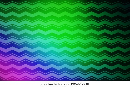 Light Pink, Green vector layout with flat lines. Glitter abstract illustration with colorful sticks. Pattern for your busines websites.