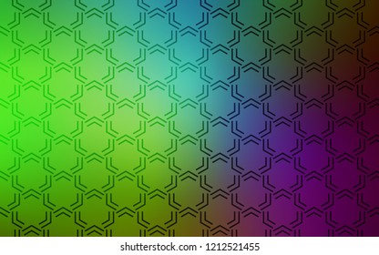 Light Pink, Green vector layout with flat lines. Glitter abstract illustration with colored sticks. Smart design for your business advert.