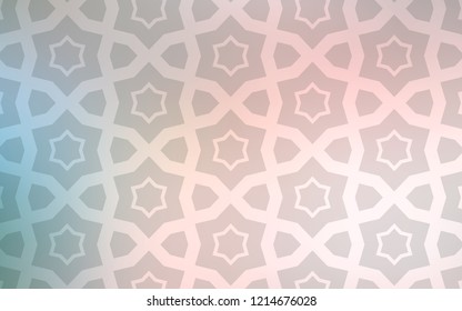 Light Pink, Green vector layout with bright stars. Blurred decorative design in simple style with stars. Pattern for websites, landing pages.