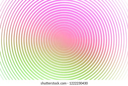 Light Pink, Green vector layout with circle shapes. Beautiful colored illustration with blurred circles in nature style. Pattern of water, rain drops.